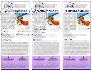 IPRC  Indiana Prevention Resource Center  AMPHETAMINE®