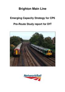 Brighton Main Line: emerging capacity strategy for control period 6