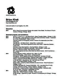 AMERICANMEDIUM  Brian Khek  http://briankhek.com