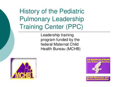 History of Pediatric Pulmonary Centers
