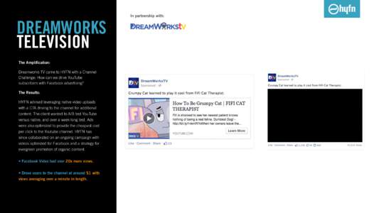 DREAMWORKS TELEVISION The Amplification: S  Dreamworks TV came to HYFN with a Channel