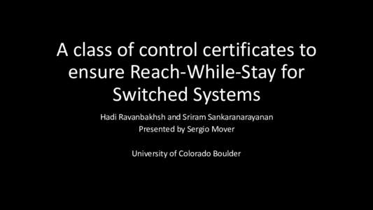Control engineering / Systems theory / Systems science / Control theory / Cybernetics / Computational mathematics / Sliding mode control