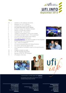 UFI INFO September 2012 Page 2-3 4