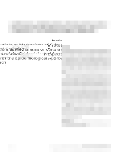 Institutions as Mechanisms of Cultural Evolution: Prospects of the Epidemiological Approach Christophe Heintz KLI for Evolution and Cognition Research Altenberg, Austria