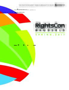 THE RIGHTSCON SUMMIT SERIES IS BROUGHT TO YOU BY  BROUGHT TO YOU BY STA MP YOU R C ALE NDAR S