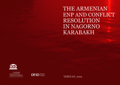 THE ARMENIAN  ENP AND CONFLICT RESOLUTION IN NAGORNO