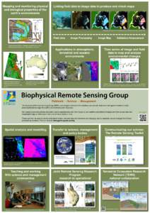 Computer vision / Remote sensing / Moderate-Resolution Imaging Spectroradiometer / Spatial analysis / LIDAR / Snow hydrology / Multispectral pattern recognition / Cartography / Statistics / Earth