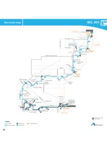 802, 803  Bus route map Parramatta 802
