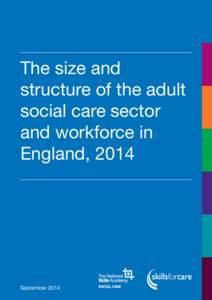 The size and structure of the adult social care sector and workforce in England, 2014
