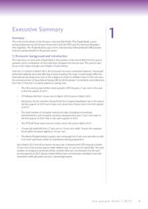 Executive Summary Summary This is the tenth edition of the Pensions Universe Risk Profile (The Purple Book), a joint annual publication by the Pension Protection Fund (the PPF) and The Pensions Regulator (the regulator).