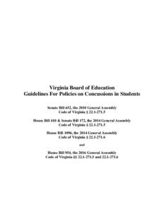 Microsoft WordVirginia Board of Education Guidelines for Policies on Concussion in Students.docx