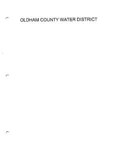 OLDHAM COUNTY WATER DISTRICT  P.S.C. ---Cancels  /Jf.gc.