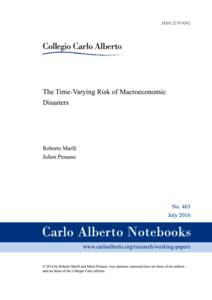 The Time-Varying Risk of Macroeconomic Disasters