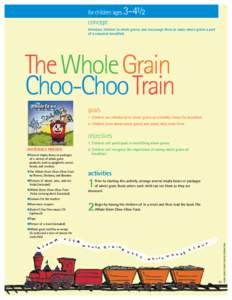 Lesson 3 - The Whole Grain Choo-Choo Train