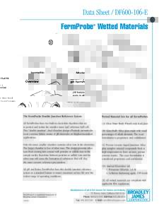 Data Sheet / DF600-106-E FermProbe Wetted Materials ® (All features described apply to all FermProbes)