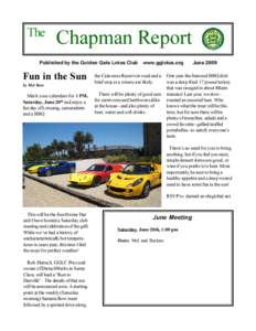 The  Chapman Report Published by the Golden Gate Lotus Club