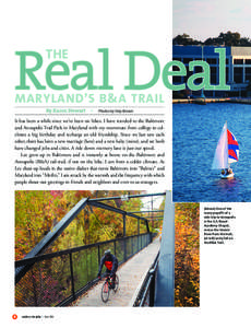 Real Deal The Maryland’s B&A Trail By Karen Stewart