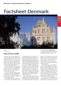 Factsheet Denmark Architecture