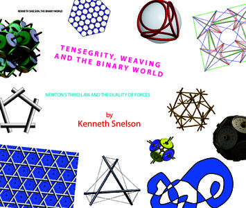 KENNETH SNELSON, THE BINARY WORLD  TENS EGRI T Y, W AND