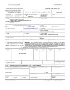 U.S. Embassy Baghdad  SIZ10015Q0040 STANDARD FORM 18 (REV[removed]AUTHORIZED FOR LOCAL REPRODUCTION