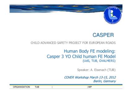 CASPER  CASPER CHILD ADVANCED SAFETY PROJECT FOR EUROPEAN ROADS  Human Body FE modeling: