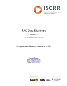 TAC Data Dictionary version82