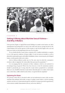 Albert Gonzalez Farran / UN Photo. SUDAN.  cha p ter 2 Getting It Wrong about Wartime Sexual Violence— And Why It Matters
