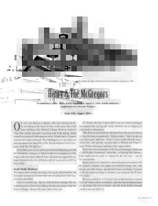 The Walkerville Wagon Works became the Ford Motor Company inHenry & The McGregors From the Ford Graphic, Golden Jubilee Supplement, August 17, 1954, (author unknown) (supplied by Larry Viveash, Windsor)