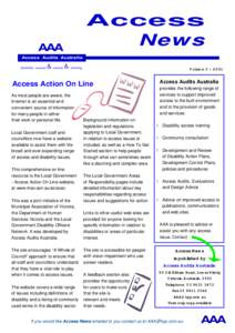 Acce ss New s AAA Access Audits Australia disability access