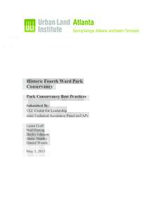 Historic Fourth Ward Park Conservancy (mTAP Report)_Final