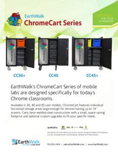 customizeD for your classroom ChromeCart Series