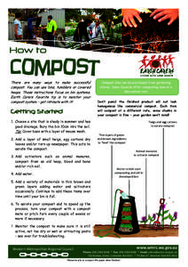 Factsheet - How to Compost
