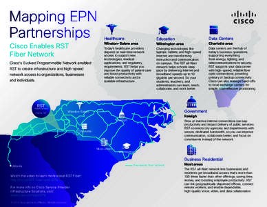 Mapping EPN Partnerships Cisco Enables RST Fiber Network Cisco’s Evolved Programmable Network enabled RST to create infrastructure and high-speed