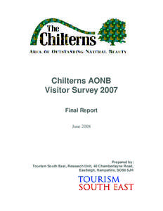 Chilterns AONB Visitor Survey 2007 Final Report JunePrepared by: