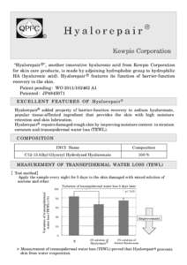 Chemistry / Glycosaminoglycans / Matter / Transepidermal water loss / Hyaluronic acid / Sodium hyaluronate / Epidermis / Sodium / Tissue