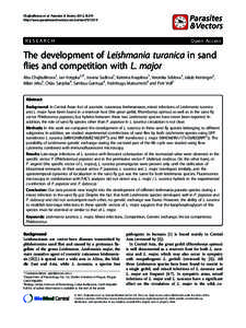 Leishmania / Cutaneous leishmaniasis / Phlebotomus / Vector / Turanica / Kinetoplastid / Microbiology / Euglenozoa / Biology