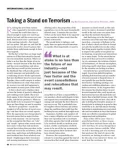 INTERNATIONAL COLUMN  Taking a Stand on Terrorism R
