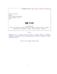 REFERENCE TITLE: legal tender; taxation; regulation  State of Arizona Senate Fifty-second Legislature Second Regular Session