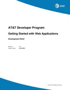 Getting Started with Web Applications