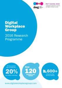 Digital Workplace Group 2016 Research Programme