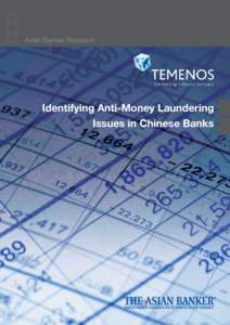 Asian Banker Research  Identifying Anti-Money Laundering Issues in Chinese Banks  1