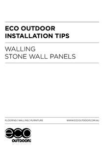 Stone Wall Panels Install 2014