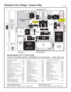 Pasadena City College - Campus Map  Revised 4/07 Parking $ 2.00