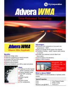 A dvera WMA ® Time-Released Technology  A dvera WMA