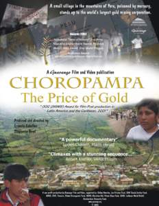 The Story of one Peruvian village that stood up to the global gold mining industry - and how you can get involved may /Film june Guarango