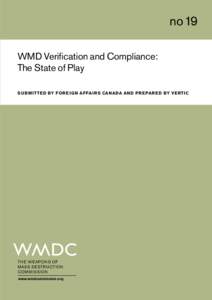 MULTILATERAL WMD VERIFICATION & COMPLIANCE