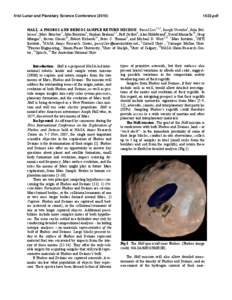 Moons of Mars / Mars exploration / Phobos / Pascal Lee / Deimos / Exploration of Mars / Joseph Veverka / Sample return mission / Mars sample return mission / Spaceflight / Mars / Space