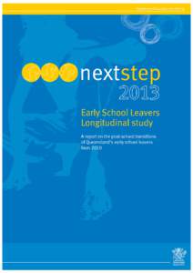 2013 Early School Leavers Longitudinal study Report