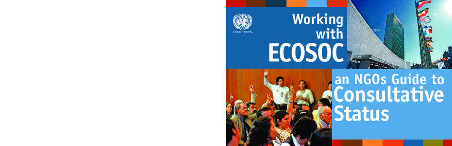What is ECOSOC? The Economic and Social Council is the principal organ that coordinates the economic, social and related work of the 14 United Nations specialized agencies, functional commissions and f­ive regional commissions.