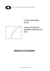 Triennial Central Bank Survey Foreign exchange and derivatives market activity in 2010